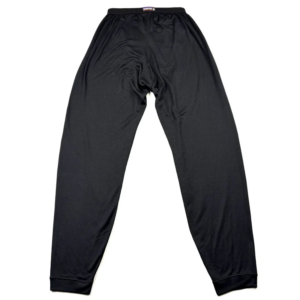 Patagonia Capilene Base Layer Pants Mens XL Black Long Johns Made in USA 44292